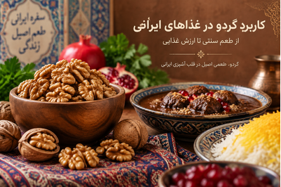 کاربرد گردو در غذاهای ایرانی