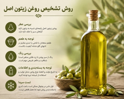 تشخيص روغن زيتون اصل 