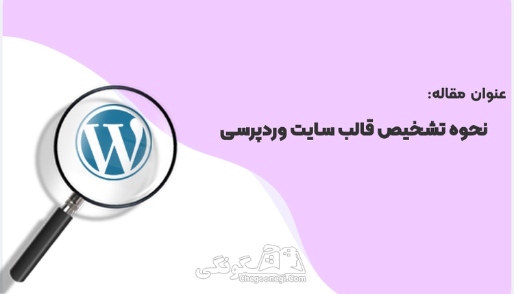 چطور اسم قالب ورد پرس یک سایت رو متوجه بشیم؟