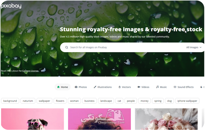 سایت دانلود تصویر با کیفیت