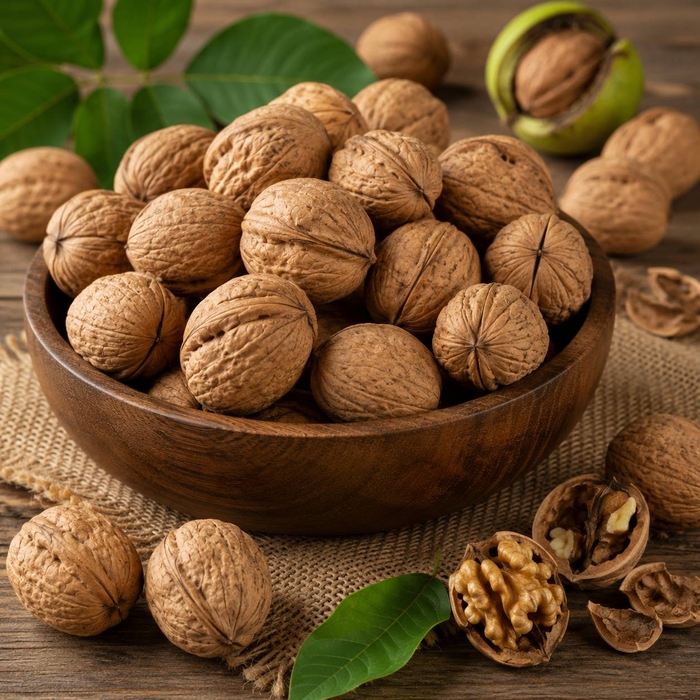 گردو باپوست محلی روغنی یک کیلویی 