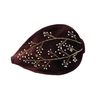 تل مخمل شرابی شکوفه/ Wine blossom velvet headband
