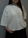 تیشرت کراپ it’s time