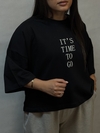 تیشرت کراپ it’s time
