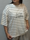 تیشرت باکسی راه راه the joy