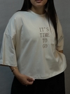 تیشرت کراپ it’s time