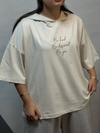 تیشرت باکسی کلاهدار Be you