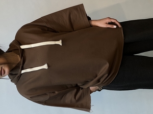 تیشرت کلاهدار ساده