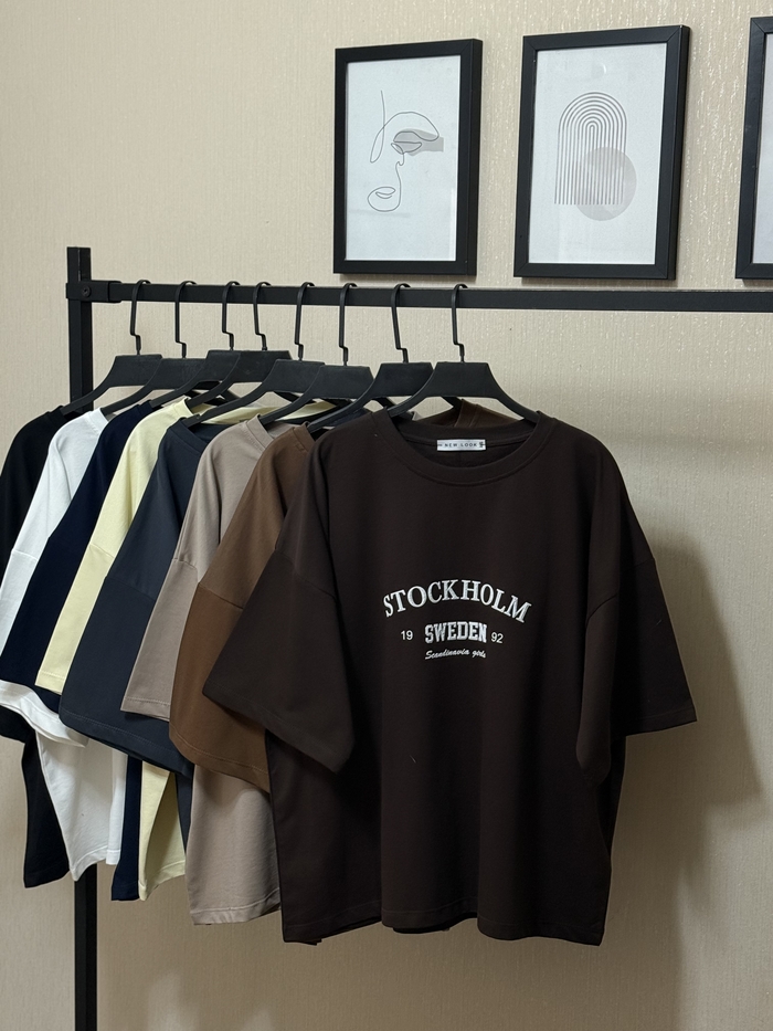 تیشرت باکسی stockhom