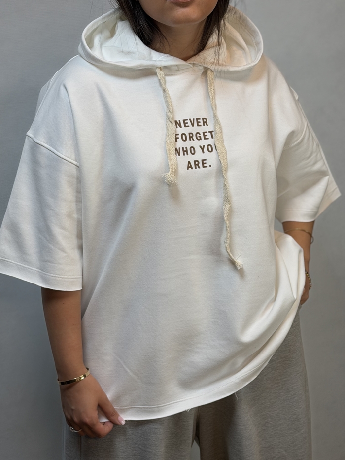 تیشرت دورس کلاهدار never