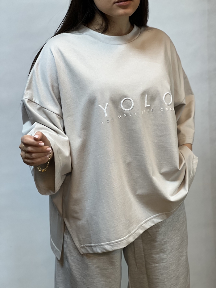 تیشرت بغل چاک YOLO