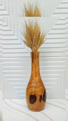 گلدان چوبی لبه پوستی 