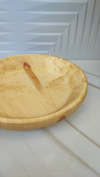 بشقاب چوبی تک دسته