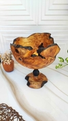 میوه خوری چوبی با دفرمگی طبیعی 