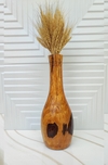 گلدان چوبی لبه پوستی 