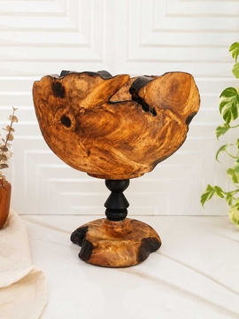 میوه خوری چوبی با دفرمگی طبیعی 
