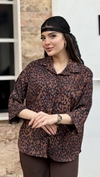 شومیز پلنگی مدل ارغوان کد ۸۹۸