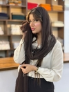 شال تور ساده دور گان دوزی کد sh002