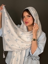 شال کالکشن آبی مدل زیبا کد 418