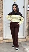 شلوار نیمبگ جلو خط دار مدل ستاره کد ۵۳۸