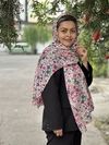 شال پلیسه مدل گلایل کد ۱۲۸