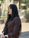 شال حریر لمه مدل ماریا کد ۲۱۸