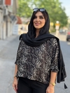 شومیز نگینی پلنگی کد ۹۸۸