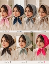 مینی اسکارف مدل پایا  با طرح پاپیون کد ۱۶۸