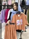 ست تنیسی تیشرت و دامنک