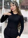 بادی آستین بلند یقه گرد مدل آیسو