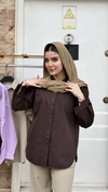 مانتو  شومیزی کتان بهاره مدل بهار کد ۹۸۸