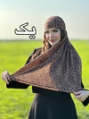 شال مخمل چاپی کد ۱۹۸ طرح پلنگی