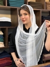 شال تور ساده دور گان دوزی کد sh002
