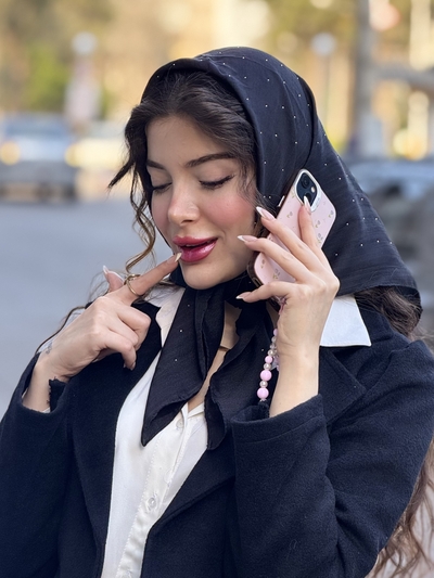 مینی اسکارف نگین کد ۹۸