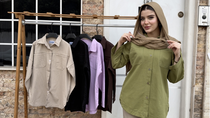 مانتو  شومیزی کتان بهاره مدل بهار کد ۹۸۸