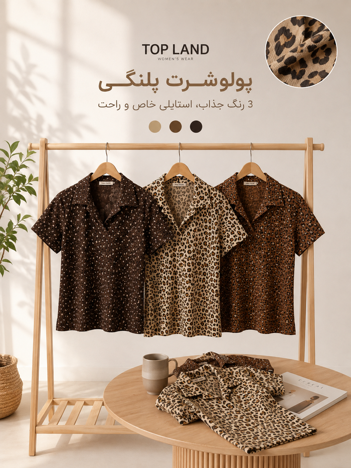 پولوشرت پلنگی کد۵۲۸
