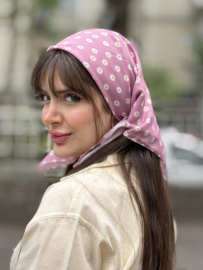 مینی اسکارف بابونه کد ۱۵۸