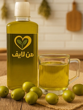 روغن زیتون فرا بکر نیم لیتری با بو