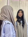 شال دور ریش طرح دار