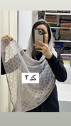 شال تور  طرحدار رنگی 