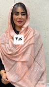 شال نخی‌ رنگی 