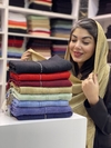شال مخمل کبریتی سه خط