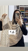 شال تور  طرحدار رنگی 