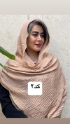شال مربعی حاشیه تور 