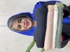 شال مربعی حاشیه تور 