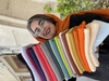 شال پفکی چهارفصل رنگی رنگی