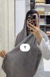 شال پلیسه حاشیه دور دانتل تور
