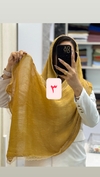 شال پلیسه حاشیه تور دانتل