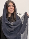 شال نخی پاییزه منگوله دار