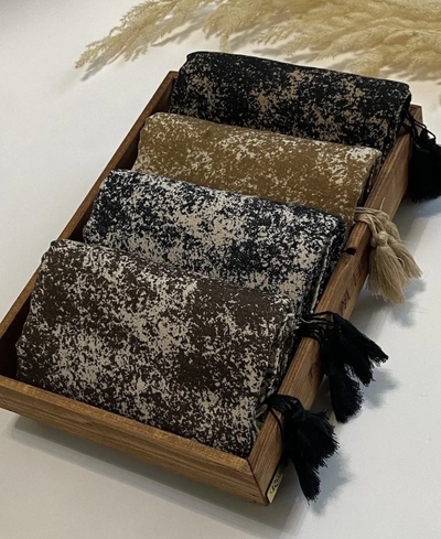 شال نخی پتینه بهاره آویزدار
